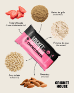 Barrita de proteína de grillo sabor choco fresa - Imagen 2